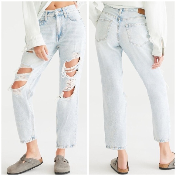 Aeropostale Denim - AEROPOSTALE High Rise Mom Jeans